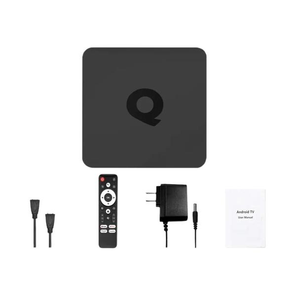 TV Box YOZHIXU Q1 Com Android 14, 8K HDR10+, Allwinner H313, Wi-Fi 2.4G/5G, Bluetooth 5.4, Netflix E