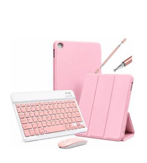 Capa Para Tablet Samsung A11 e A9 8,7 Teclado, Mouse e Caneta