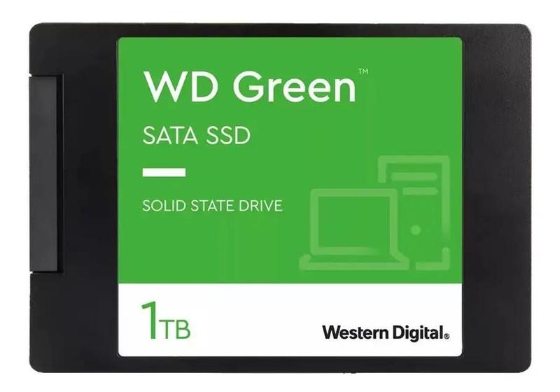 SSD WD Green 1TB SATA III 2.5 Leitura 545MB/s WDS100T2G0A