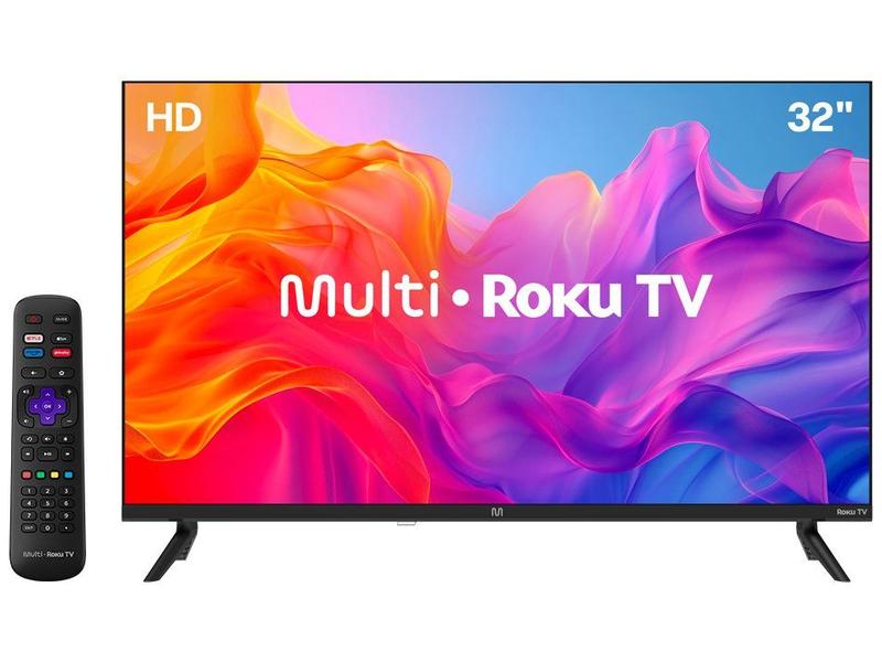Tv 32 Dled Roku HD TL052M Multilaser Tv 32 Dled Roku HD TL052M Multilaser