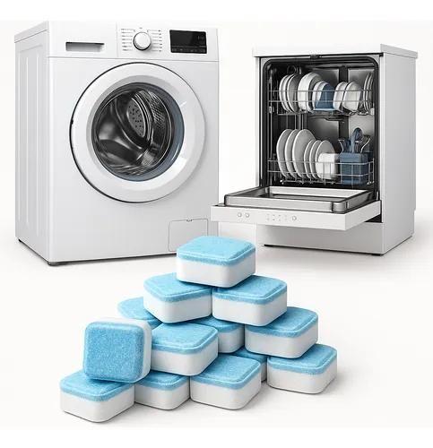 Pastilha Tablete Limpeza Máquina Lavar Roupa Louça Kit 5