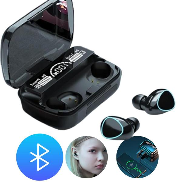 Fone de Ouvido Sem Fio Para Esportes Com Visor LED