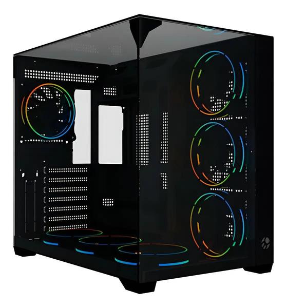 Gabinete Gamer Bluecase Tokyo Pto Vidro Temp S/fan Mid Tower Preto Gabinete Gamer Bluecase Tokyo Pto Vidro Temp S/fan Mid Tower Preto