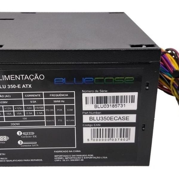 Fonte de alimentacao 350w c/ cabo s/ caixa (blu350-k atx) - bluecase