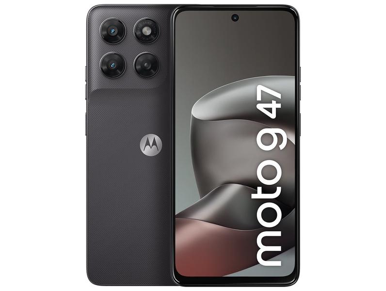Smartphone Motorola Moto g47 256GB 5G 12GB (4GB RAM + 8GB RAM Boost) Grafite 6,7" Câm. Dupla Selfie 32MP Smartphone Motorola Moto g47 256GB 5G 12GB (4GB RAM + 8GB RAM Boost) Grafite 6,7" Câm. Dupla Selfie 32MP
