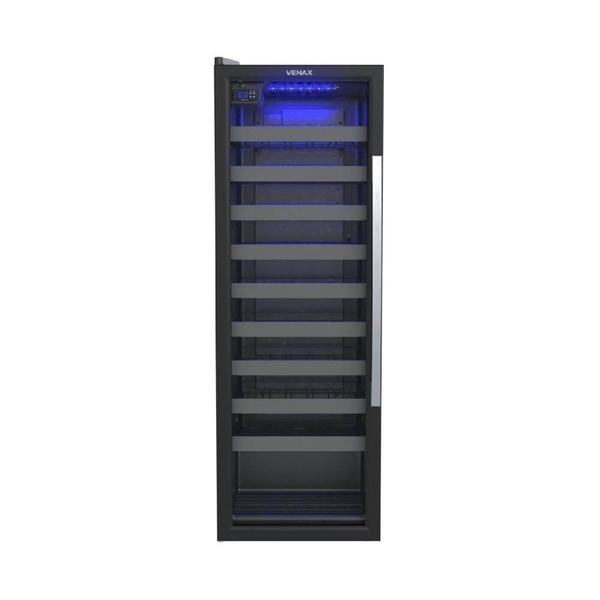 Adega Venax Piubella 50 Garrafas Preto Porta Invertida - 110V