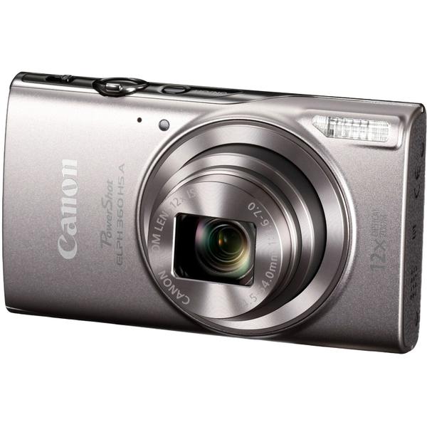 Câmera Digital Compacta com Zoom Óptico 20.2MP Canon PowerShot ELPH 360 HS A