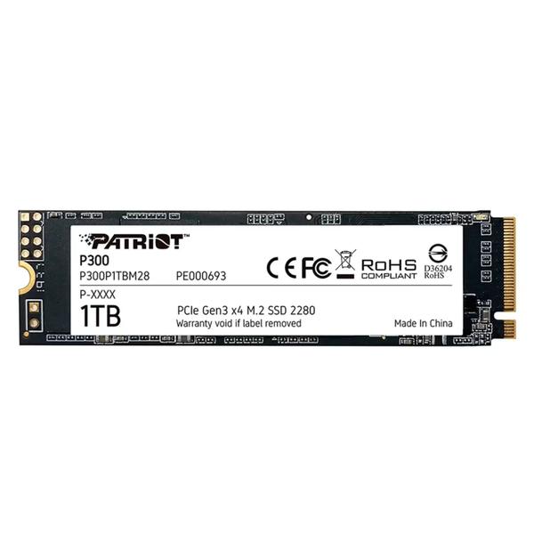 SSD M.2 Patriot 1TB NVME PCI-E - P300P1TBM28