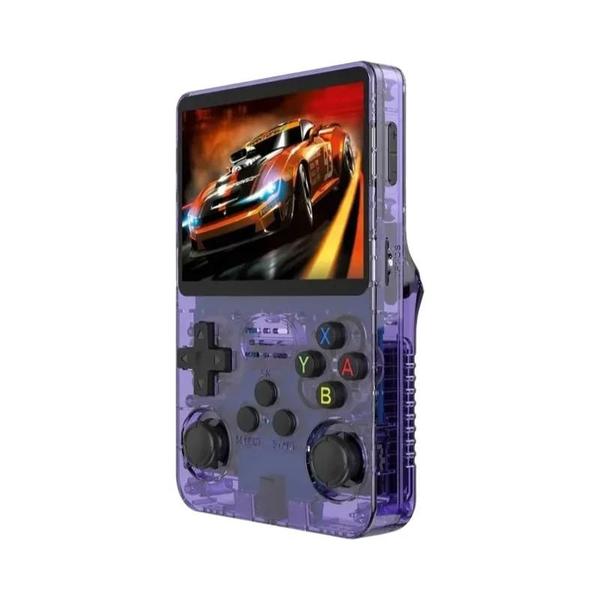 Console De Jogos Portátil 128G R36S Com Tela IPS De 3,5 Polegadas, Jogos Retrô, Sistema ArkOS,