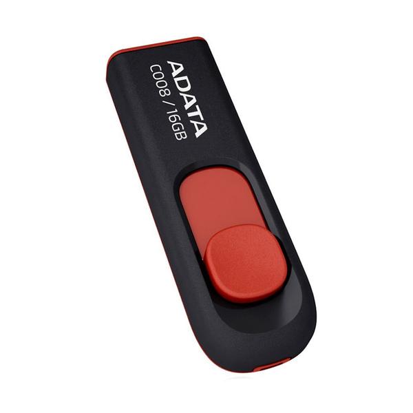 Pen drive Adata AC008, 16GB, USB 2.0, Vermelho - AC008-16G-RKD