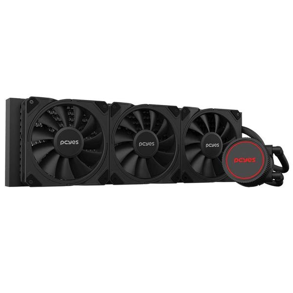 Water Cooler PCYES Sangue Frio 3 BLACK Vulcan 360MM - TDP 350W - WCSF3360BR