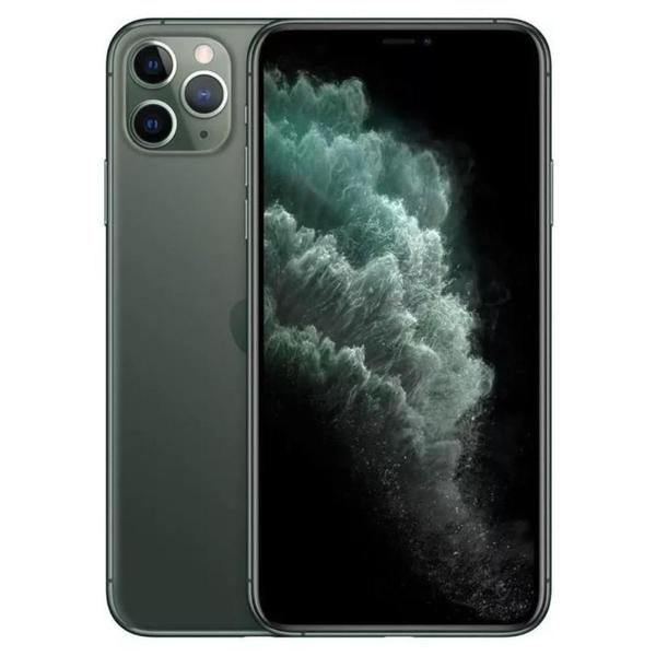 Usado: iPhone 11 Pro Max 256GB Verde Meia-Noite - Outlet Bateria 70%