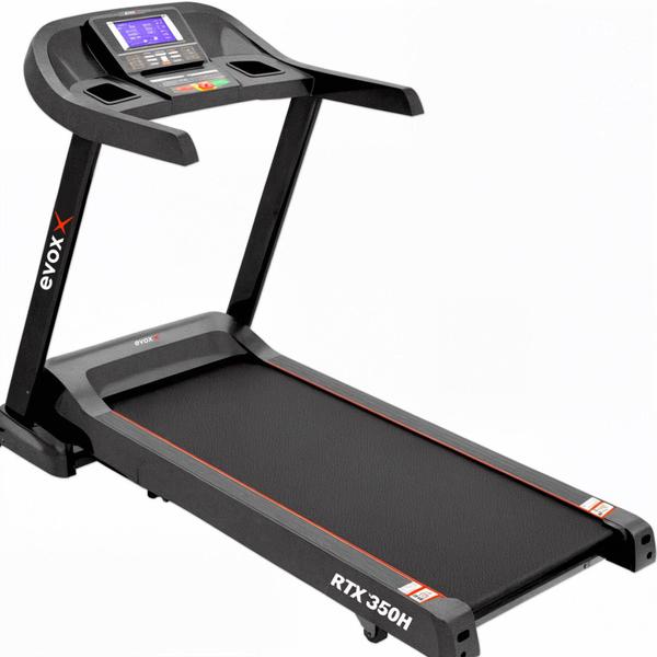 Esteira largura 50cm atinge 20km/h RTX 350H Evox Fitness