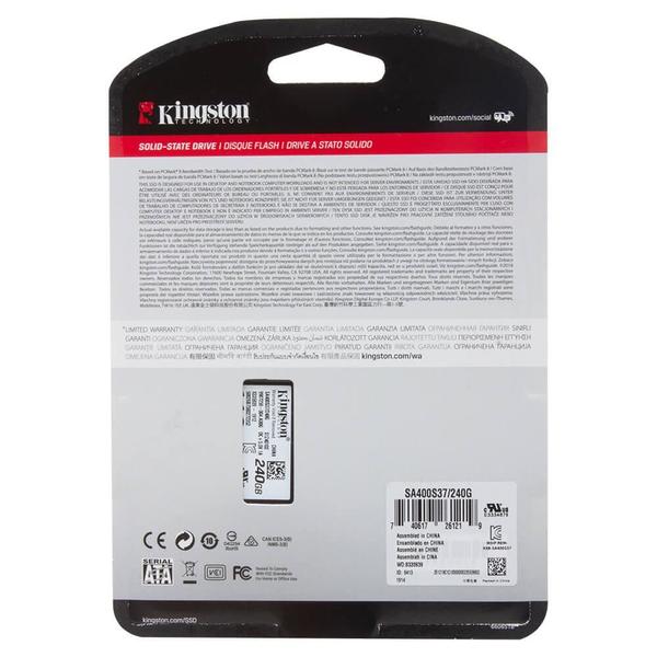Drive SSD A400 240GB Kingston SATA3 SA400S37/240G Drive SSD A400 240GB Kingston SATA3 SA400S37/240G