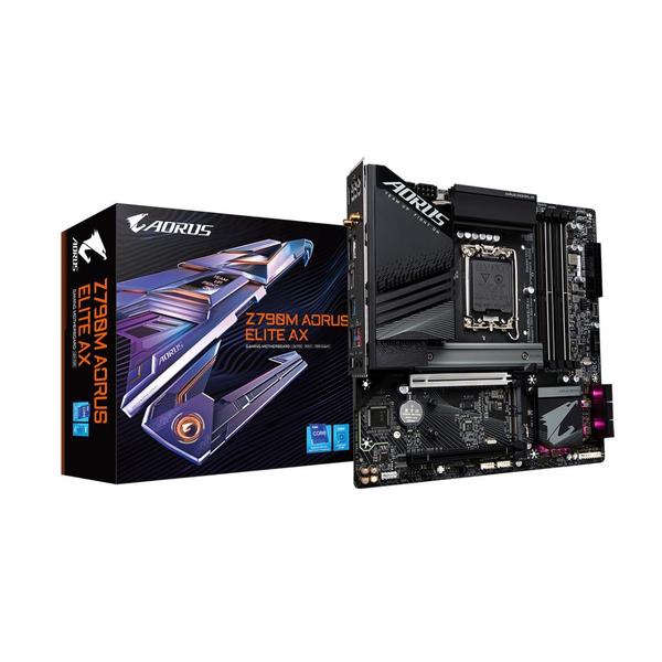 Placa mãe gigabyte z790m aorus elite ax matx lga 1700