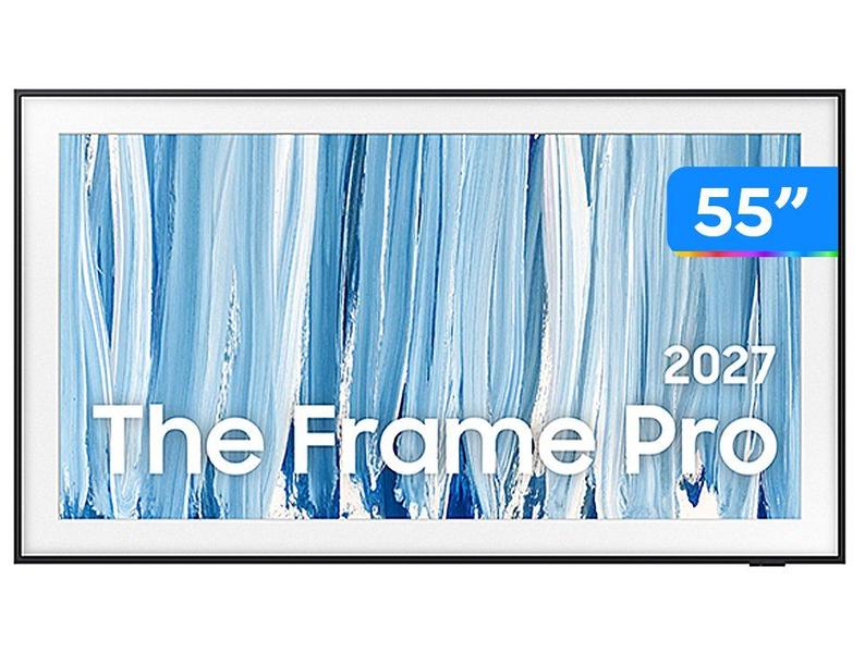 Smart TV 55" Samsung 4K UHD QLED The Frame LS03HE One UI Tizen QN55LS03HEGXZD 2027