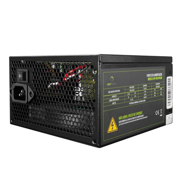Fonte atx 600w autoswitch onepower - mp-600-opasw