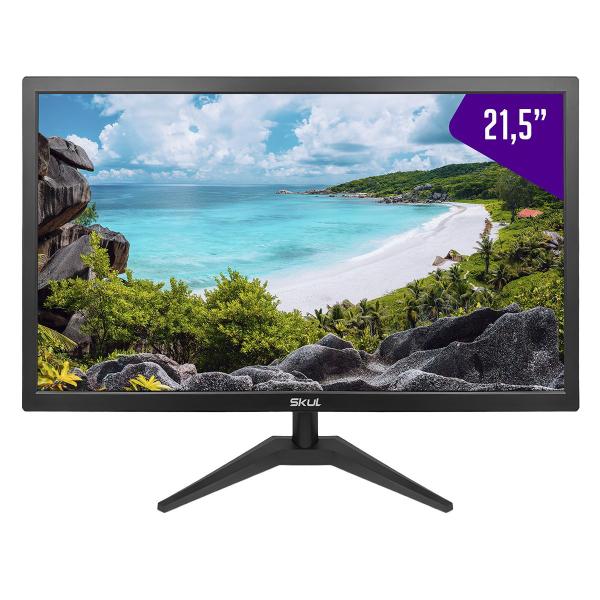 Monitor 21,5 75hz Gamer Escritório Home Office Led 5Ms Hdmi Vga Skul
