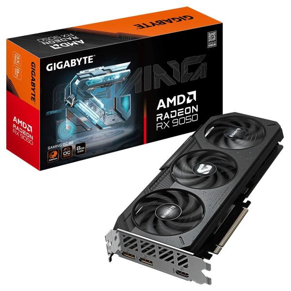 Placa de Vídeo AMD Radeon RX 9050 Gaming 8GB GDDR6 128bits - Gigabyte GV-R9050GAMING