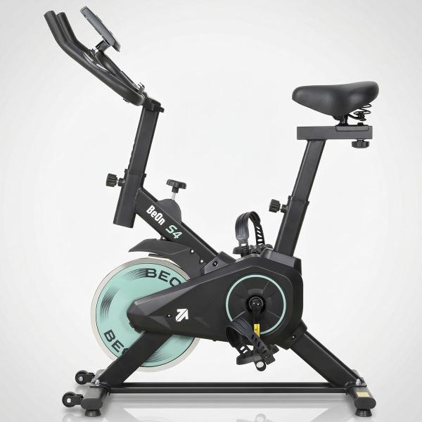 Bicicleta Spinning Ergométrica BeOn Fit S4 Gen2 Verde 10kg de Inércia Bicicleta Spinning Ergométrica BeOn Fit S4 Gen2 Verde 10kg de Inércia