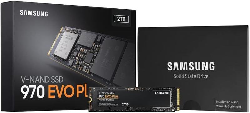 SSD Samsung 970 EVO Plus 2TB M.2 2280 PCIe NVMe Leitura 3500 MB/s Gravacao 3300 MB/s