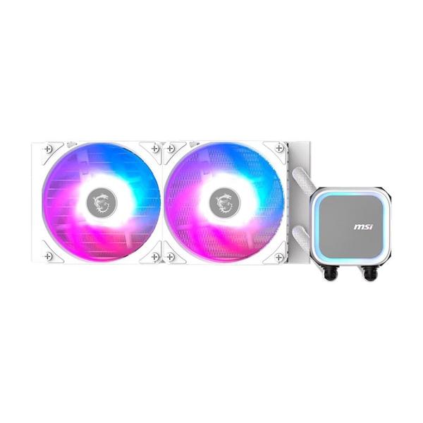 Water Cooler MSI MAG Coreliquid A13, ARGB, 240mm, Intel e AMD, Branco - MAG CORELIQUID A13 240 WHITE