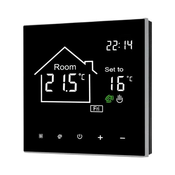 Termostato Inteligente Para Casa, Alimentado Por Bateria, Compatível Com Alexa E Google Home,