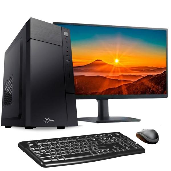 Computador Completo TOB Intel Core i5 4ªGeração Memória 16GB SSD 480GB Teclado Mouse Win10 Trial, Monitor 19" Desktop PC CPU Computador Completo TOB Intel Core i5 4ªGeração Memória 16GB SSD 480GB Teclado Mouse Win10 Trial, Monitor 19" Desktop PC CPU