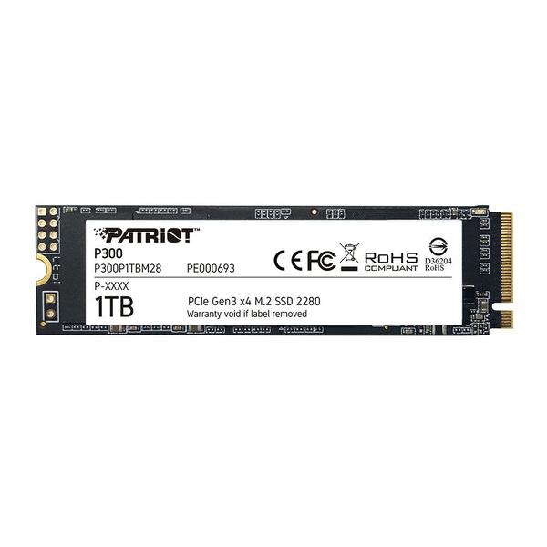 Ssd 1tb patriot p300 m.2 2280 nvme pcie gen3 x4 p300p1tbm28