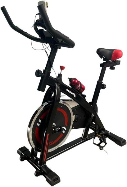 Bicicleta Ergométrica Spinning Profissional Mecânica 13 Kg Suporta 120 Kg Importway Iwbes13 Vermelho