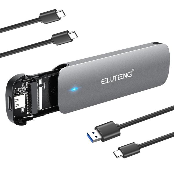 Compartimento SSD ELUTENG M.2 NVME SATA USB C 3.2 Gen 2 de 10 Gbps