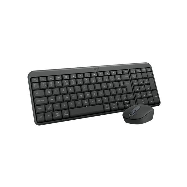 Combo Teclado E Mouse Sem Fio Grafite Logitech Mk250 com Bluetooth