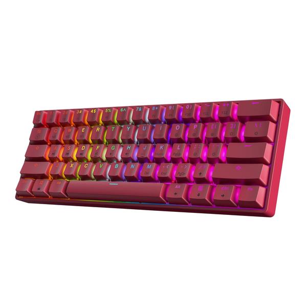 Teclado Mecânico HK GAMING GK61 60% V3 Cherry MX RGB
