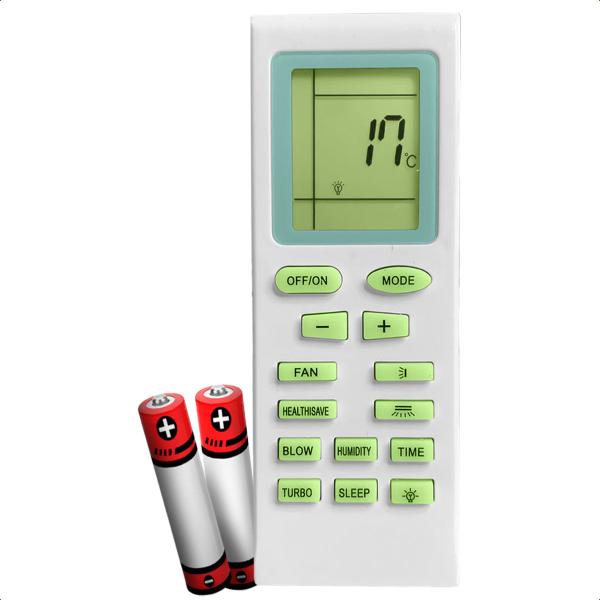 Controle Remoto Compatível com Ar Condicionado Split Gree YB1F2 GWC07 GWH09 Controle Prático com Pilhas