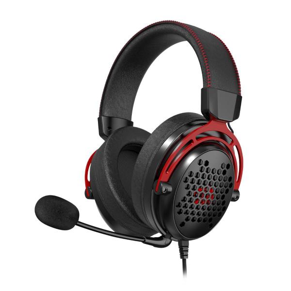 Headset Gamer Redragon Diomedes H388 com Microfone Destacável 7.1 Canais - Conector P2 - Preto