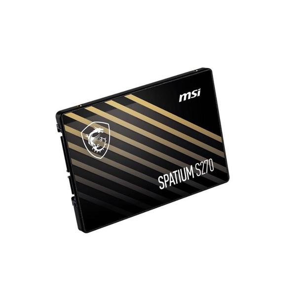 Ssd Msi Spatium S270 240gb Sata 3 2,5 7mm Leitura E Gravação 500mb/s - 450mb/s