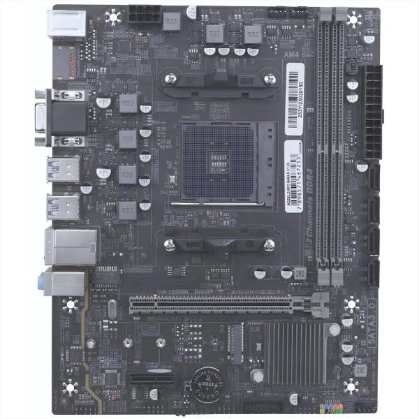 Placa Mãe Brazil PC BPC-B550-S V1.23 - AM4 - DDR4, M.2 NVMe, Rede Gigabit, 4x USB 3.0, HDMI/VGA - OEM