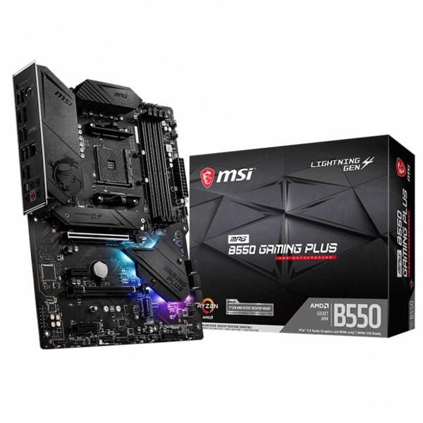 Placa-mãe MSI MPG B550 Gaming Plus AMD AM4 ATX DDR4 Placa-mãe MSI MPG B550 Gaming Plus AMD AM4 ATX DDR4
