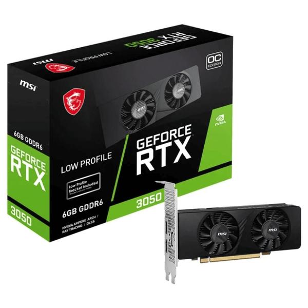 Placa de Video MSI Geforce RTX 3050 LP 6GB OC GDDR6 96 BITS - 912-V812-023