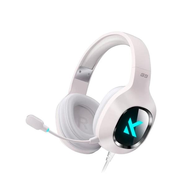 Headset Gamer MCHOSE G9 Series, Surround 7.1, Multiplataforma, Branco - MC-G9-5