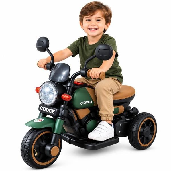 Moto Elétrica Infantil Scooter Menino e Menina Acima de 3 Anos Bateria Recarregável