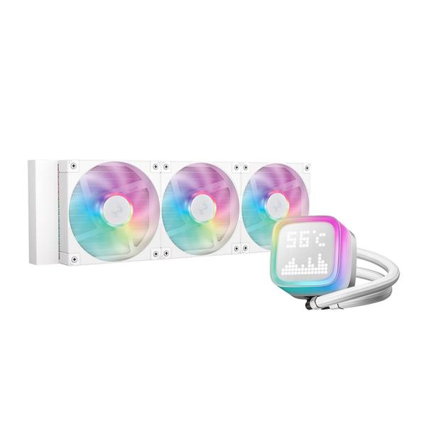 Water cooler deepcool lp360 wh rgb 360mm amd/intel com display pixel branco - r-lp360-whmsmc-g-1 Water cooler deepcool lp360 wh rgb 360mm amd/intel com display pixel branco - r-lp360-whmsmc-g-1
