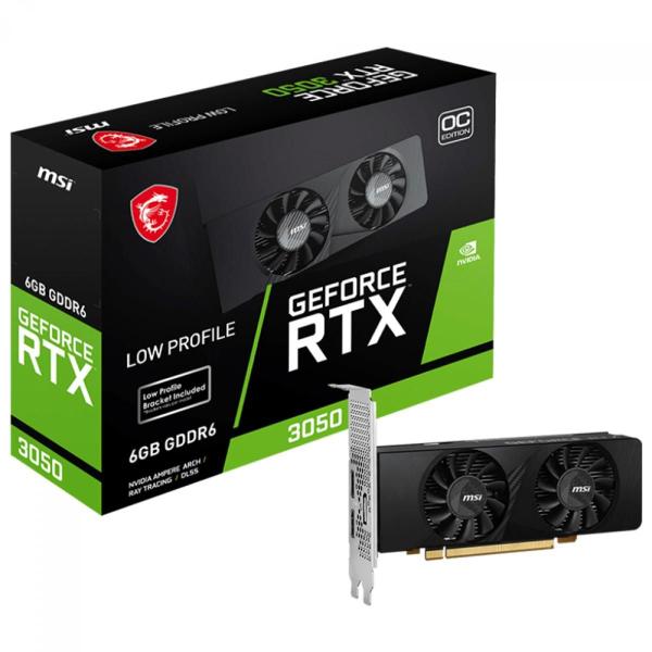 Placa de video msi rtx 3050 lp 6gb gddr6 oc