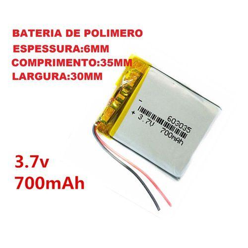 Bateria 3,7 700 Mah Gps Mp3 Mp4 Rastreador Bateria 3,7 700 Mah Gps Mp3 Mp4 Rastreador