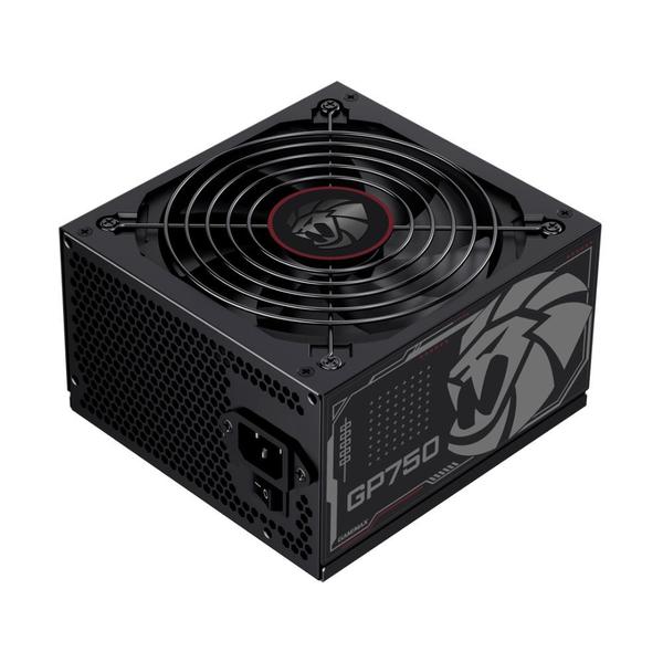Fonte Gamemax GP750, 750W, 80 Plus Bronze, PFC Ativo, Bivolt, com Cabo, Preto - GP750