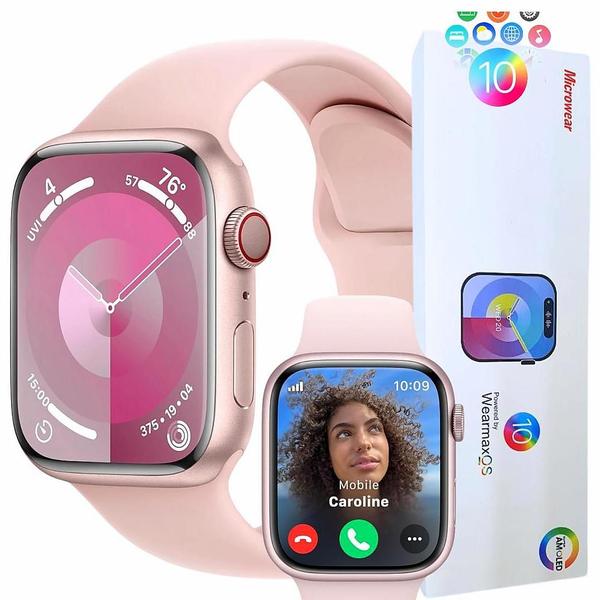 Smartwatch Microwear W99 Relógio Inteligente Bluetooth Tela Ampla com Notificações