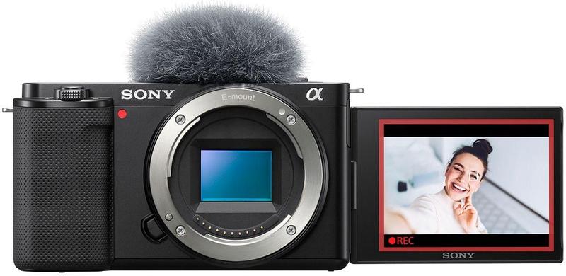 Vlog Câmera Fotográfica Sony Alpha Zv-E10 - Preto (Não Acompanha Lentes)-Ilczve10/B
