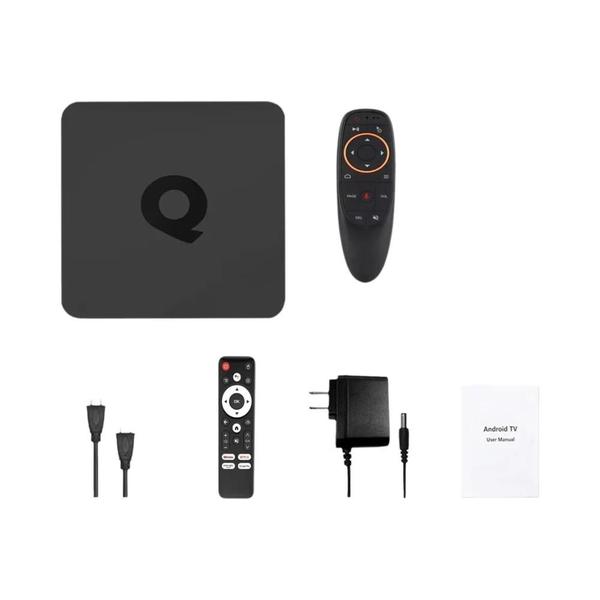 TV Box YOZHIXU Q1 Com Android 14, 8K HDR10+, Allwinner H313, Wi-Fi 2.4G/5G, Bluetooth 5.4, Netflix E
