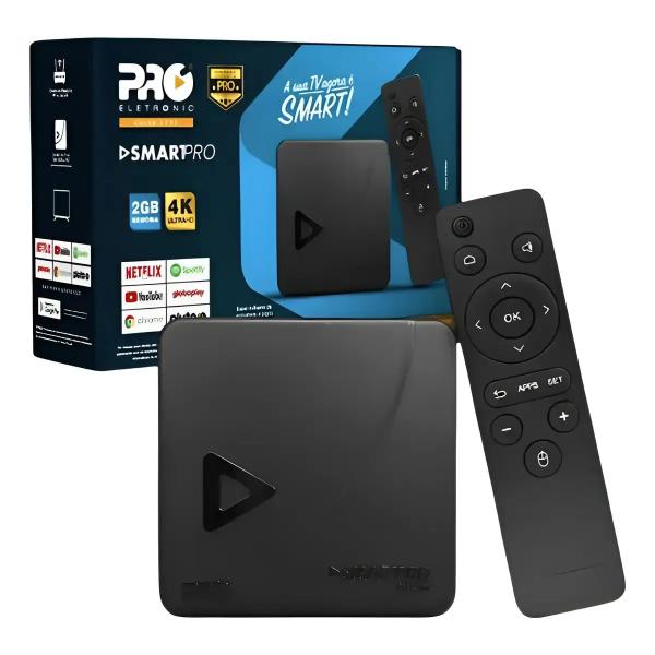 Tv Box Smartpro 4k Android Prosb3000/16gb Homologado