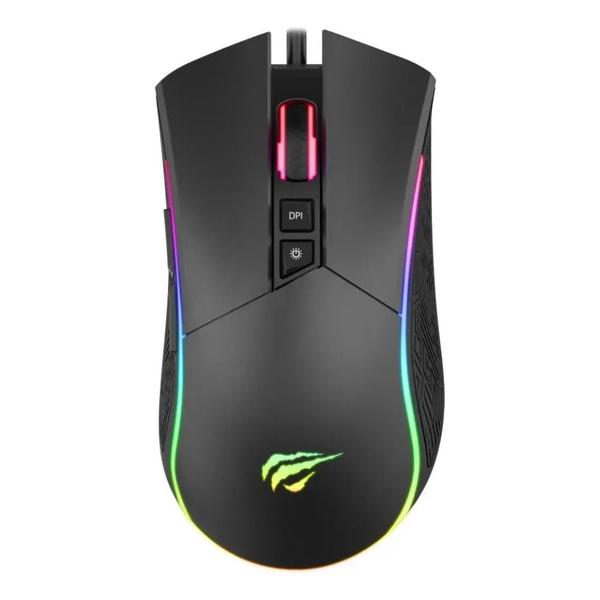 Mouse Gamer Havit MS1001S RGB 4800 DPI 7 Botões Mouse Gamer Havit MS1001S RGB 4800 DPI 7 Botões